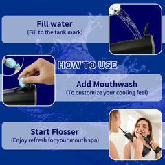 Alcohol-free mint mouthwash for breath freshening