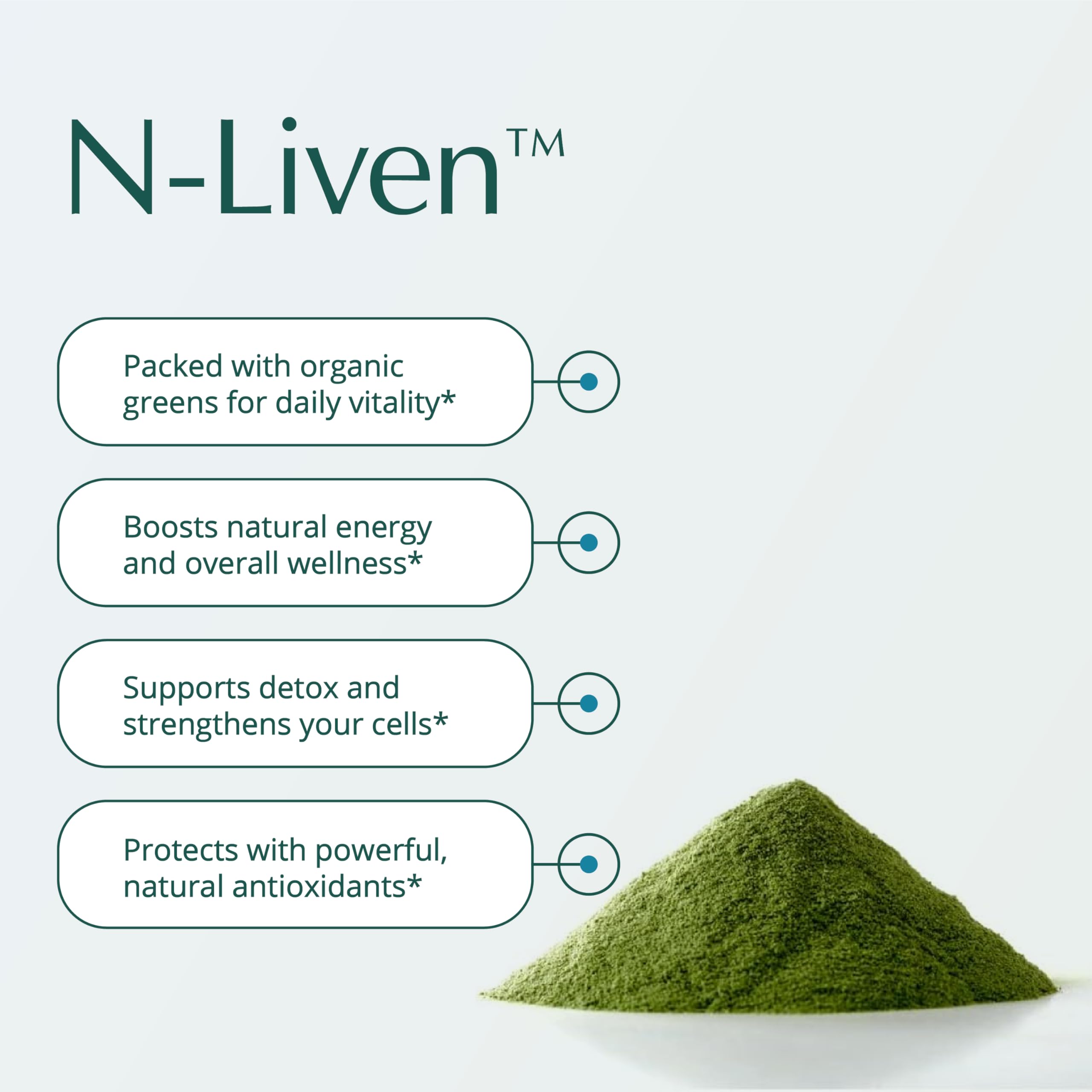 Spirulina and chlorophyll feature in N-Liven supplement