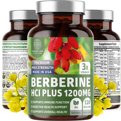 Number One Nutrition N1N Premium Berberine Plus bottle front label