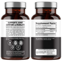 Close-up of black seed oil capsules showing 1000 mg potency