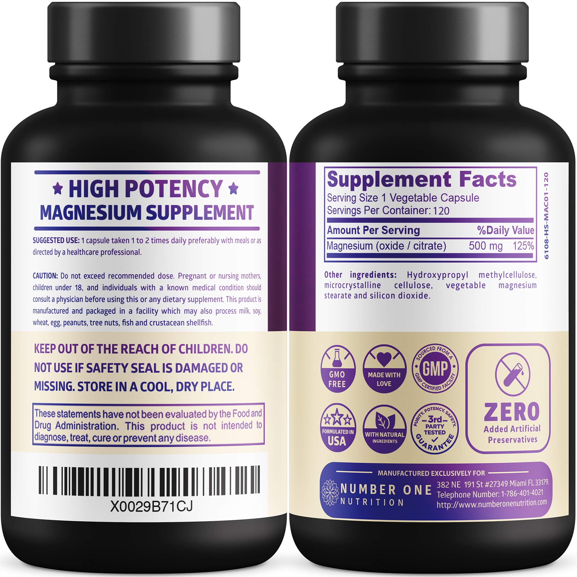 Ingredient highlight: Magnesium Citrate and Magnesium Oxide