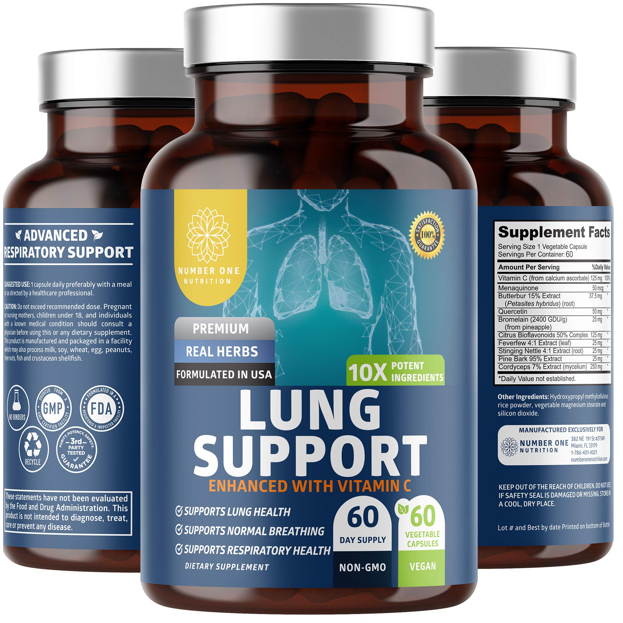 N1N Premium Lung Support bottle