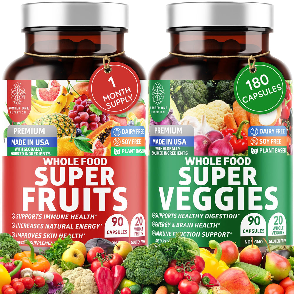 N1N Premium Super Fruits & Veggies bottle front view