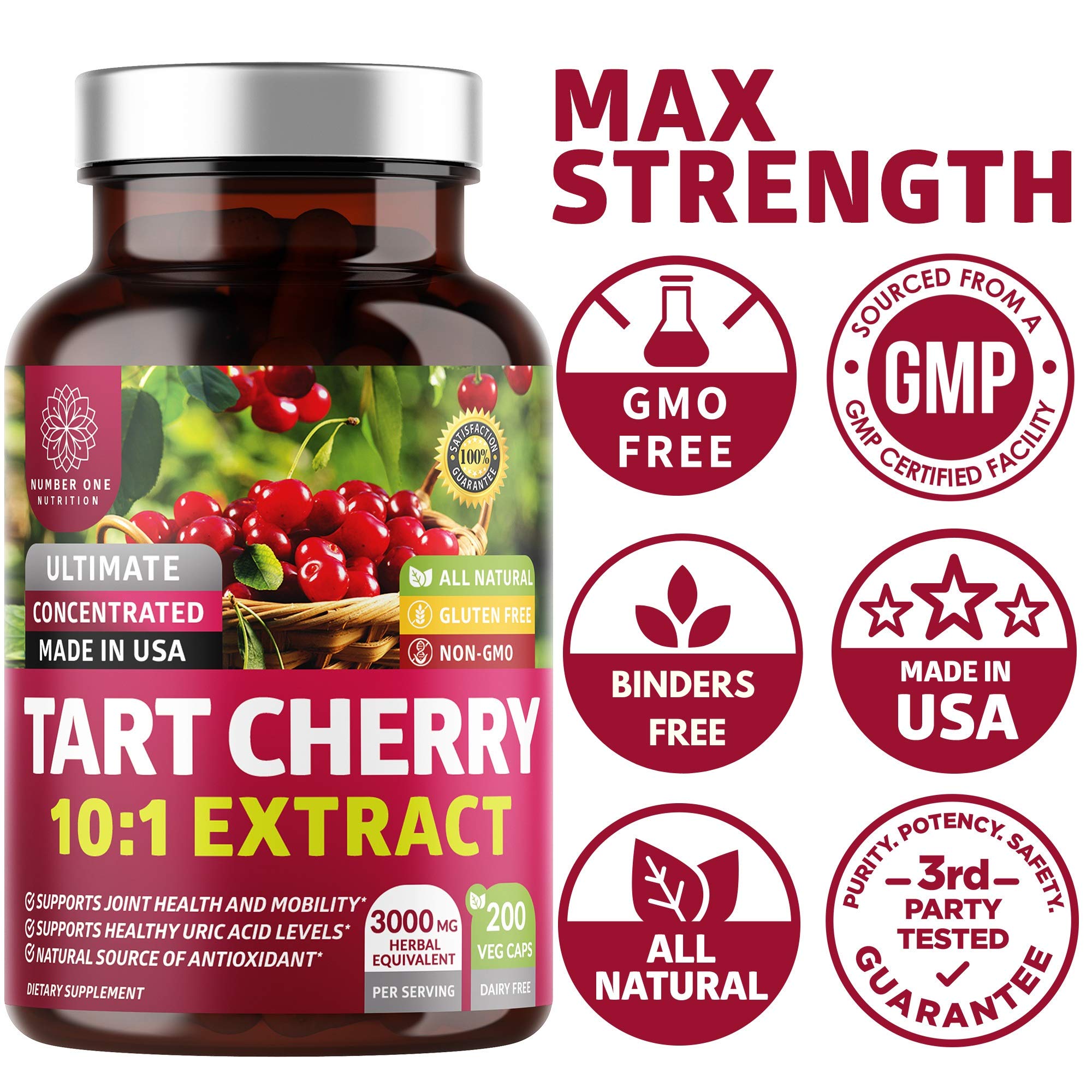 N1N Tart Cherry Extract bottle and label
