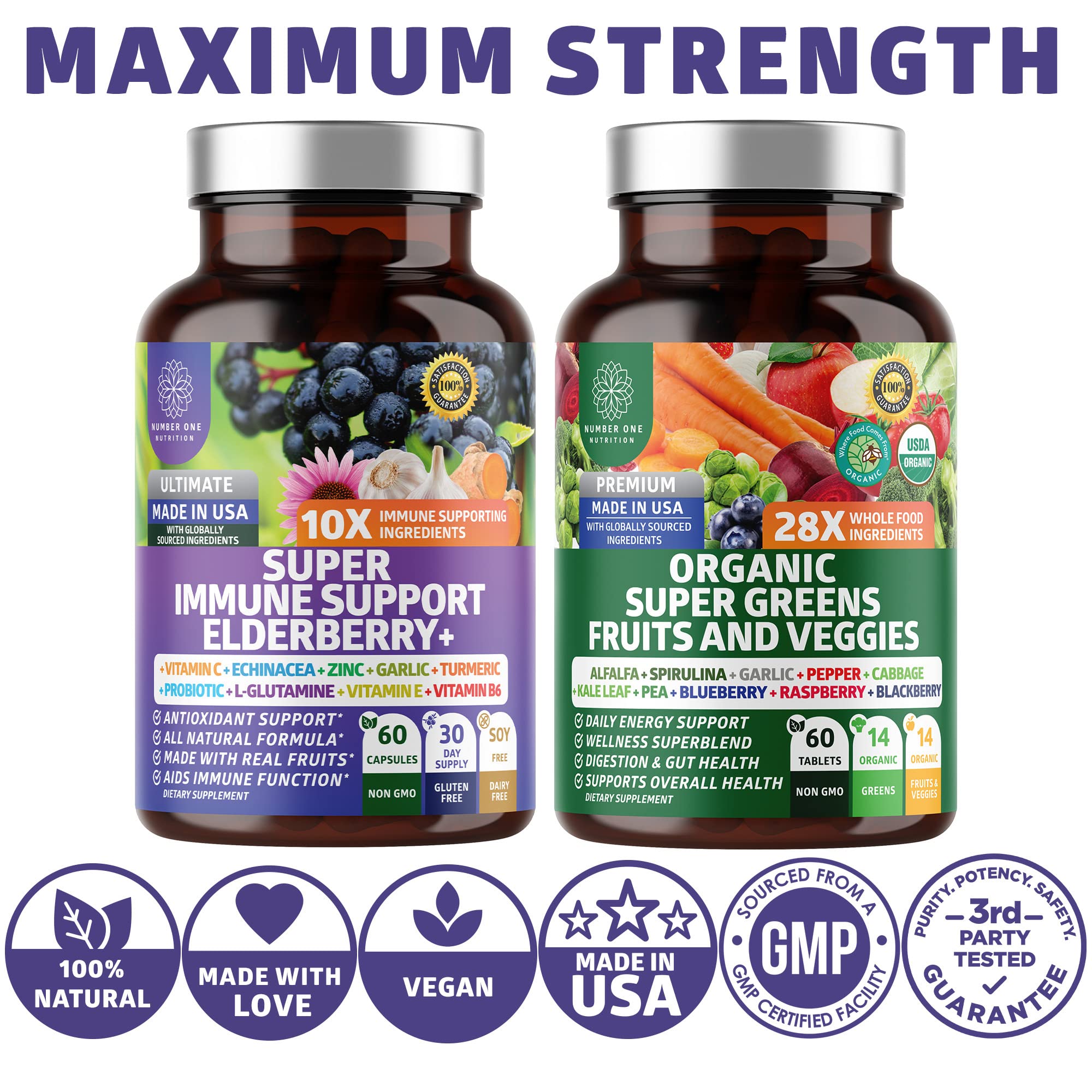 Vitamins, minerals, zinc, turmeric in N1N capsules