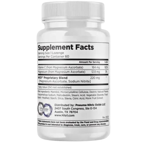 Close-up of Magnesium Ascorbate ingredient on the panel