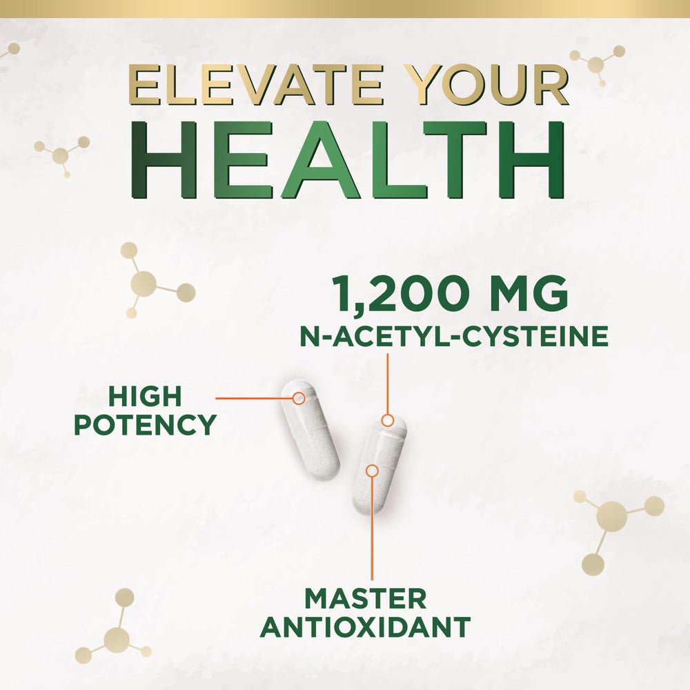 NAC 1200 mg ingredient label