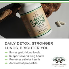 NAC supporting glutathione levels