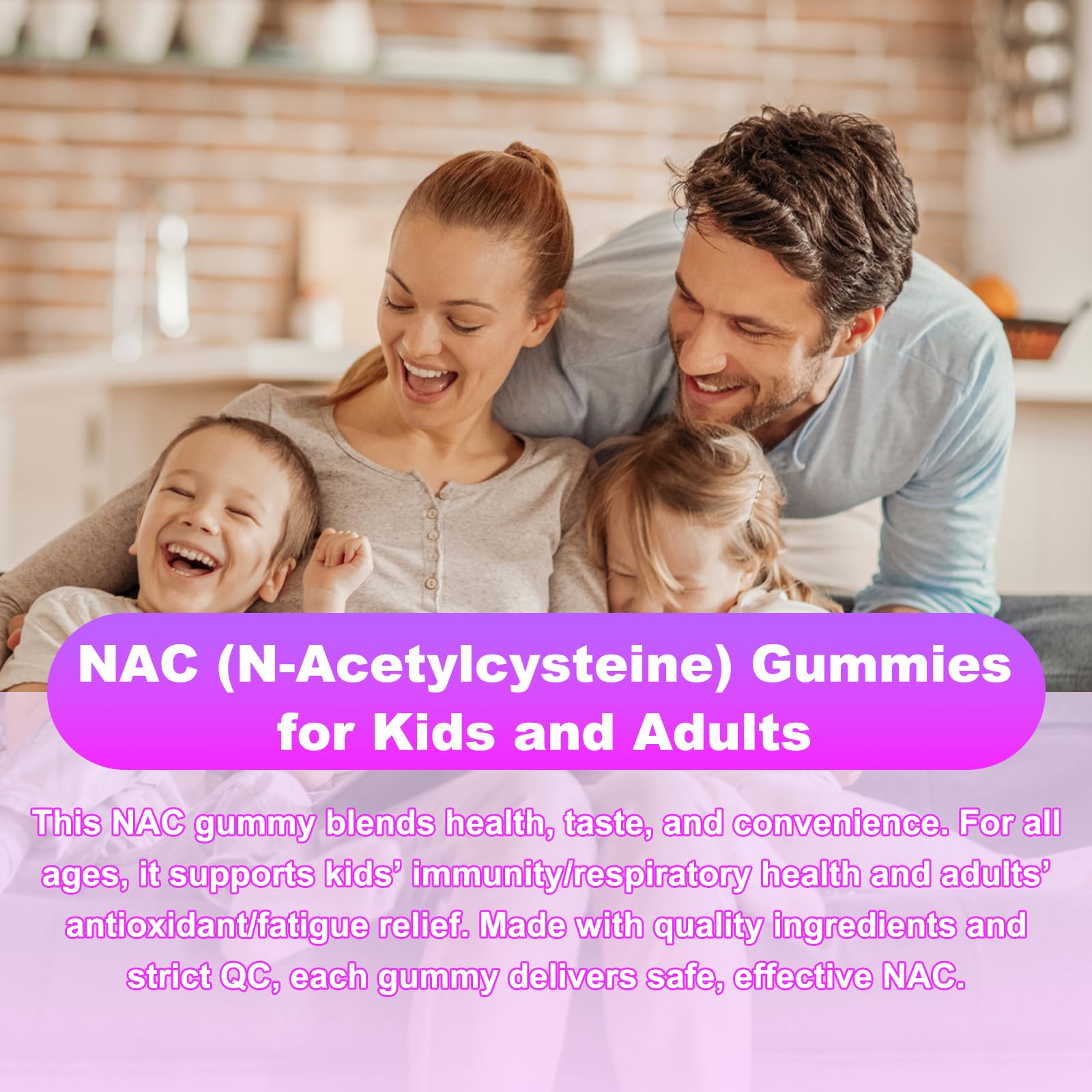 Two-pack NAC Gummies packaging on a GMP-certified production line