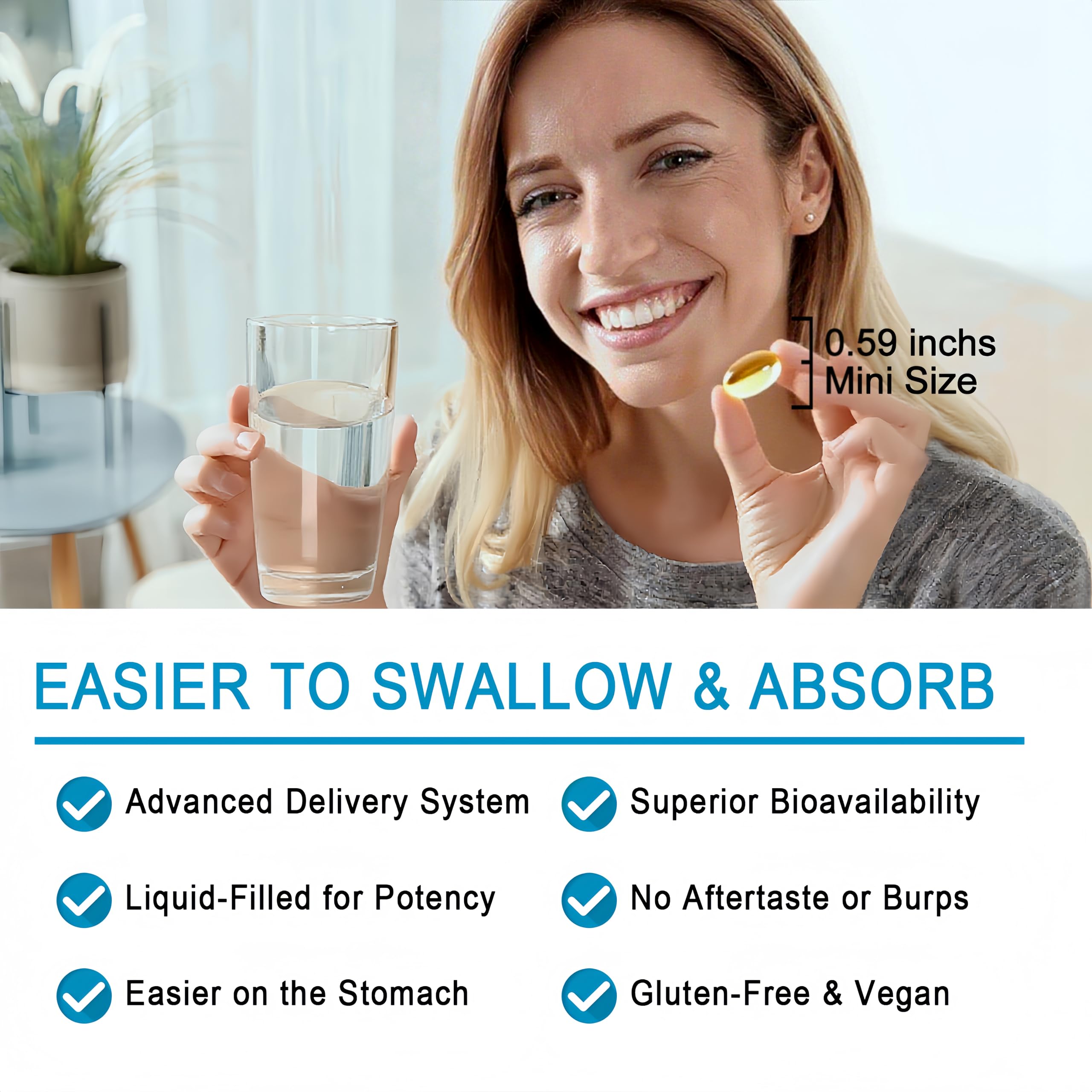 Vegan capsules of NAC 1200 mg