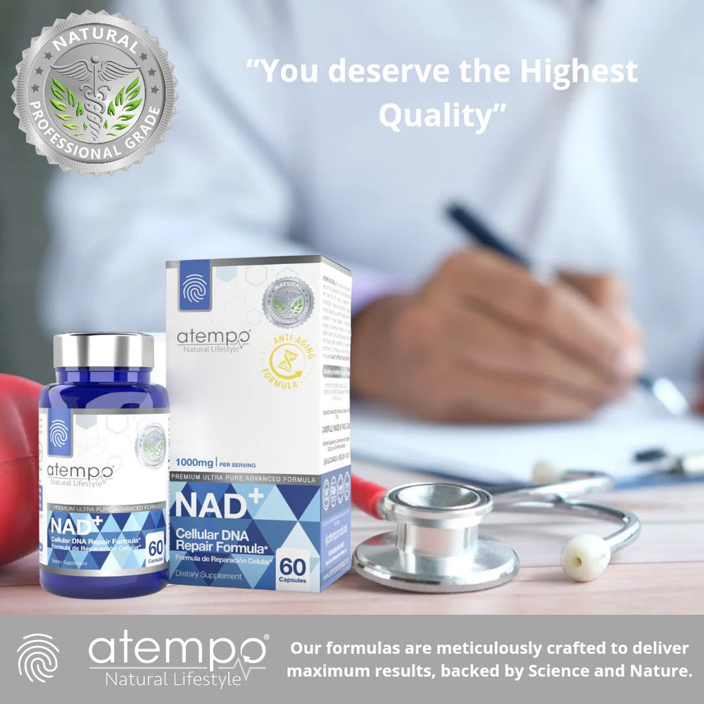 Product packaging and branding for NAD+ supplement