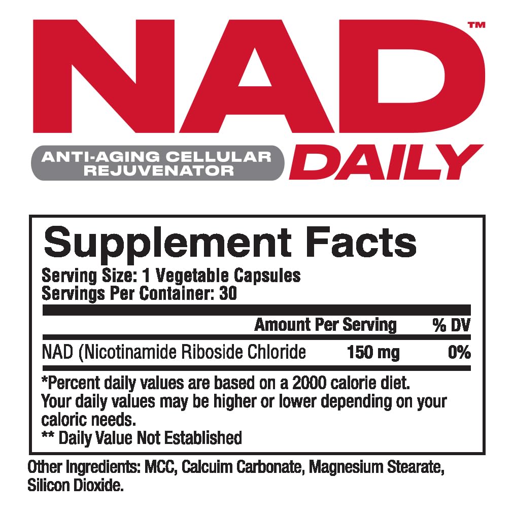 NAD Daily supports healthy cellular activity