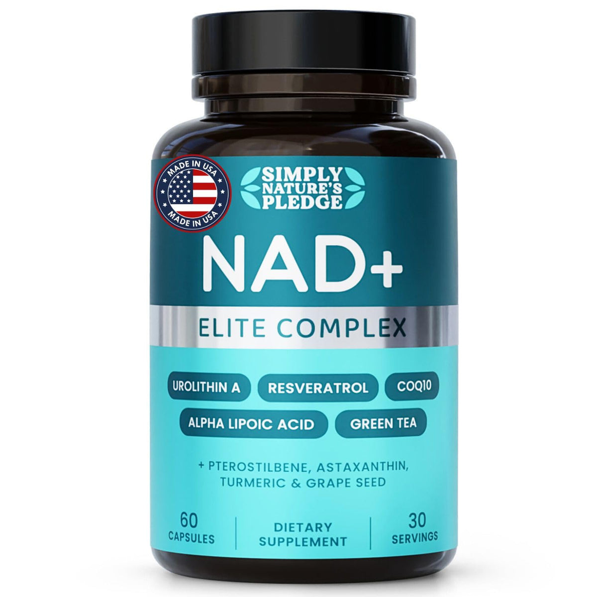 NAD+ Elite Complex bottle label