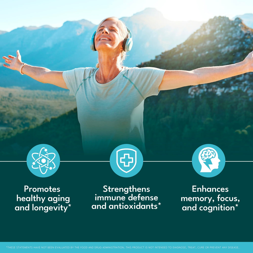 Illustration of mental clarity and energy support