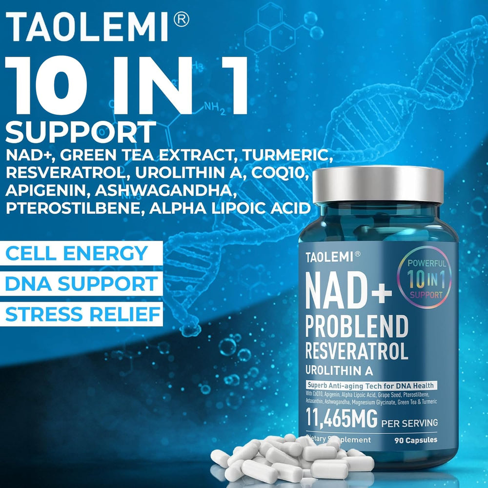 Energy and anti-aging concept graphic