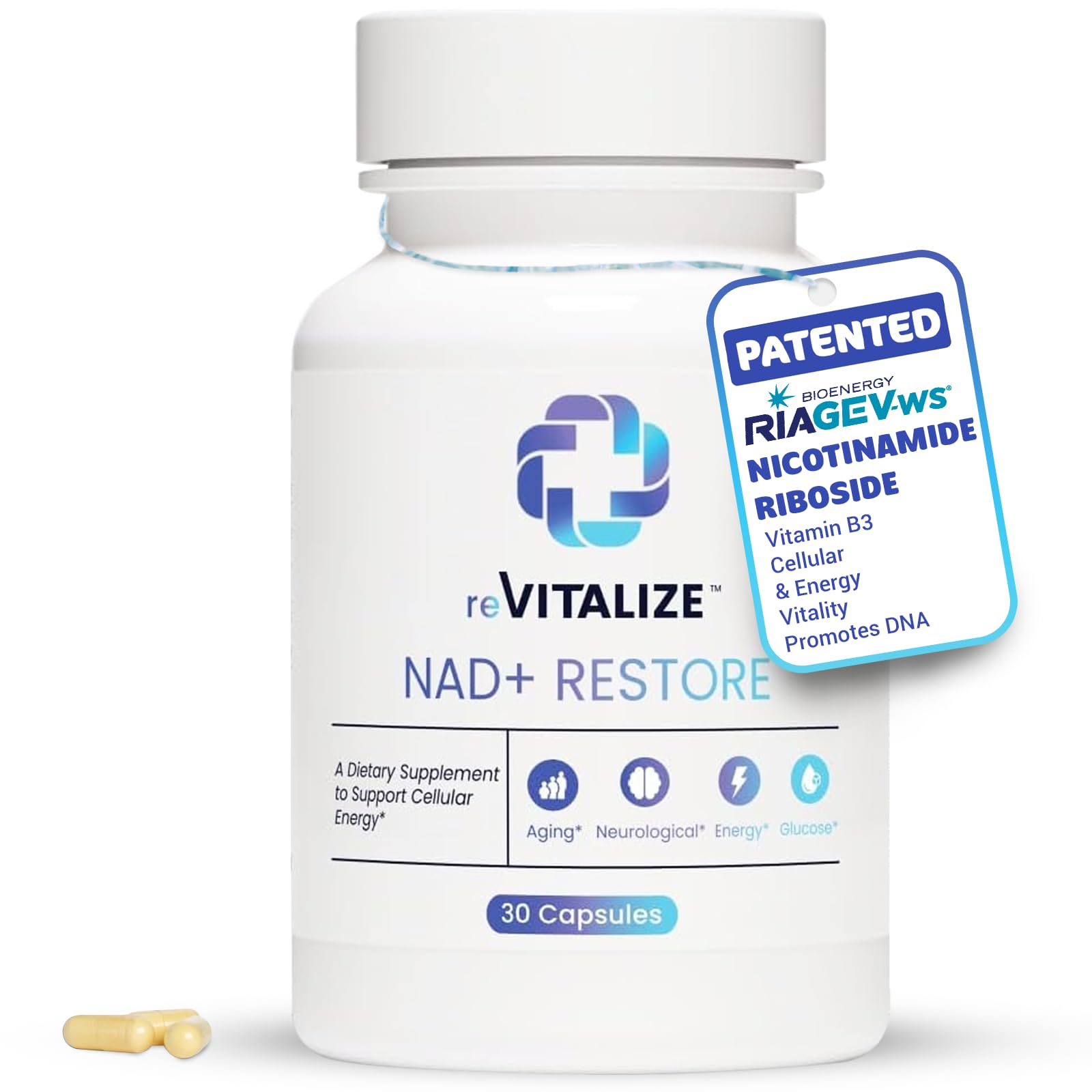 NAD Plus 750mg bottle packaging