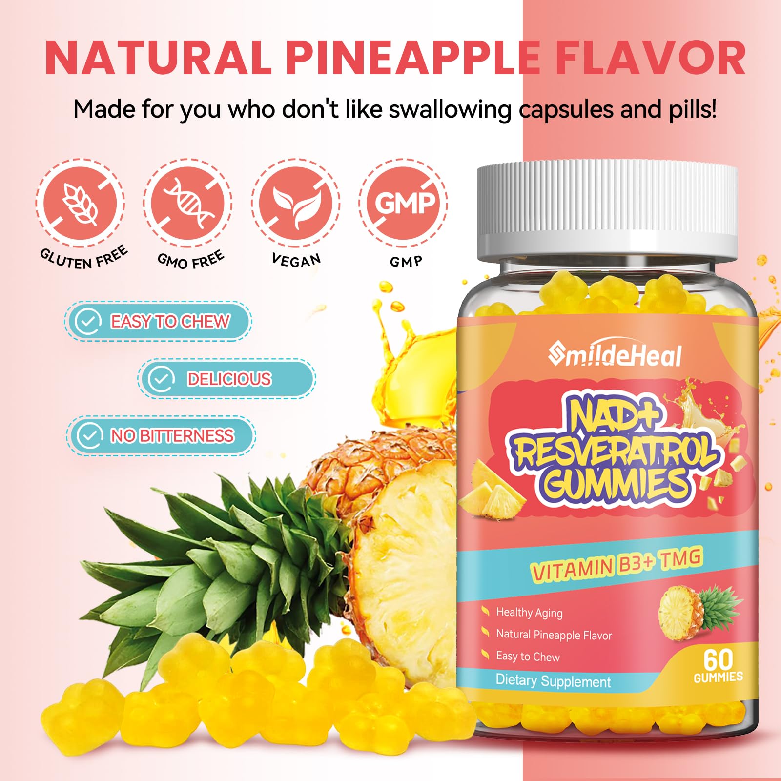 60 gummies per bottle for a 30-day supply