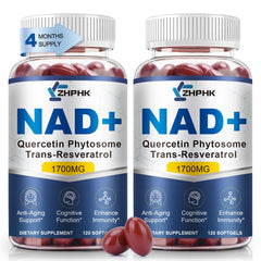 NAD supplement softgels bottle front view