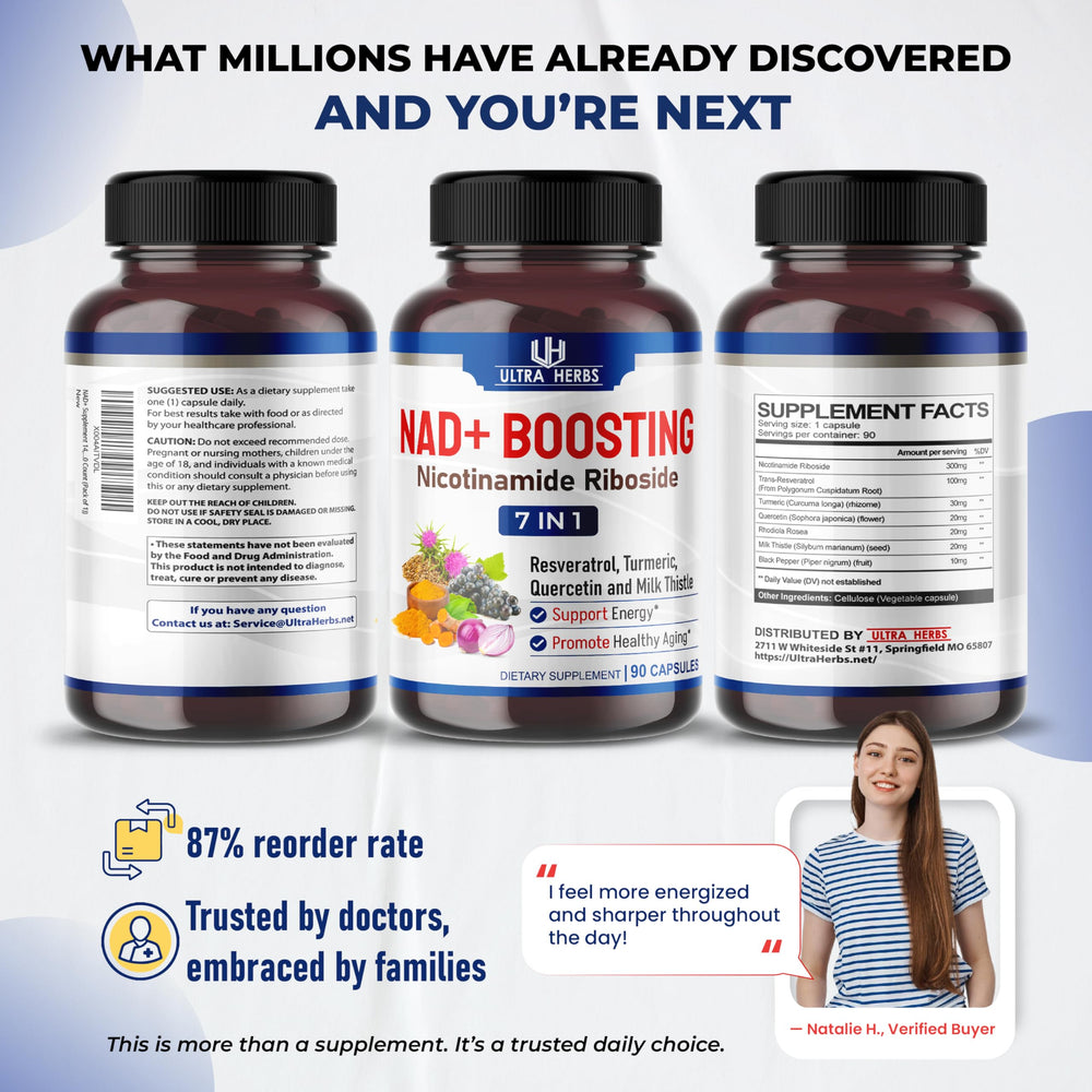 Black Pepper ingredient in the NAD+ supplement formula