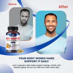 Close-up of Nicotinamide Riboside (NR) ingredient in the NAD+ supplement