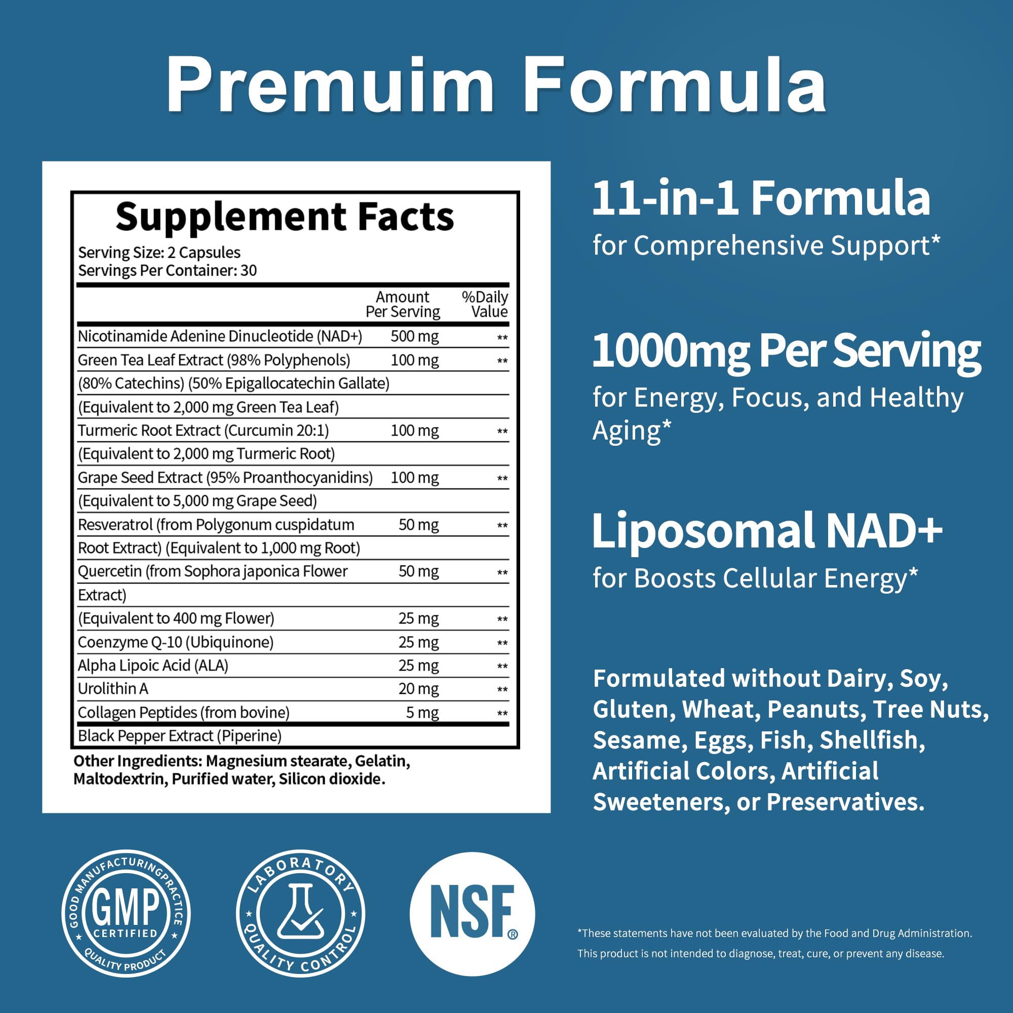Visualization of liposomal NAD+ delivery technology