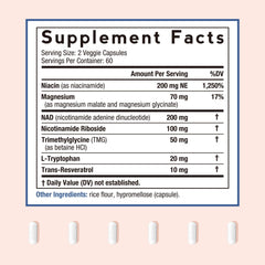 NAD 650mg per serving supplement image