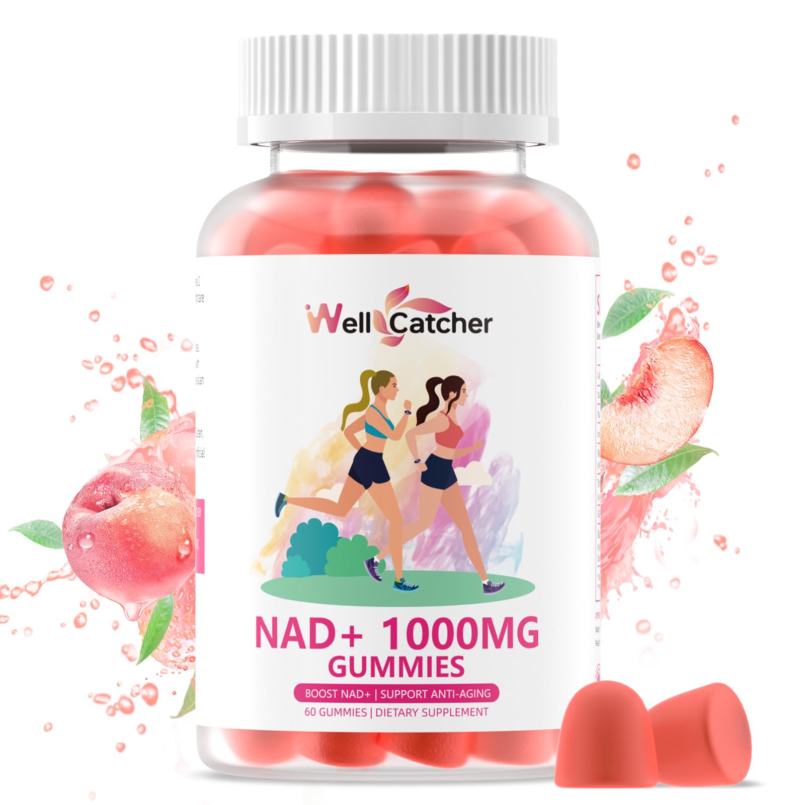 GMP-certified facility seal and NAD+ Gummies