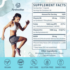 Close-up of advanced microbeadlet technology used in NADH and B vitamins