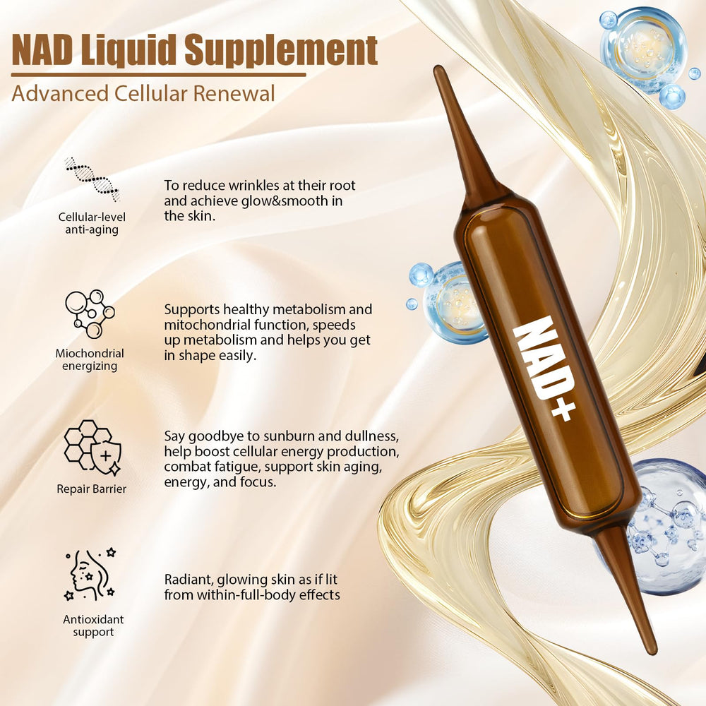 Assorted NAD+ Advanced Cellular Renewal liquid vials