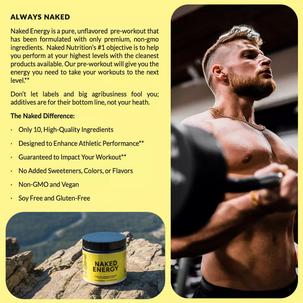 Athlete using Naked Energy during training