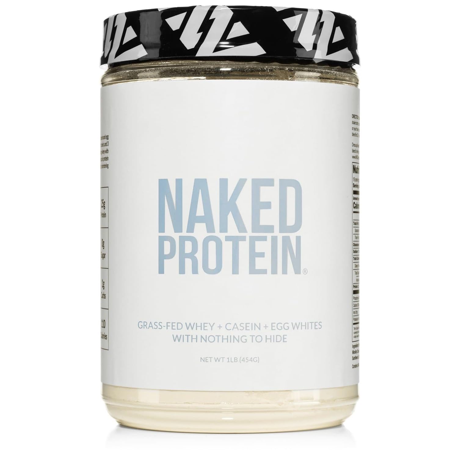 NAKED Protein Powder Blend unflavoured canister ready for post-workout shake
