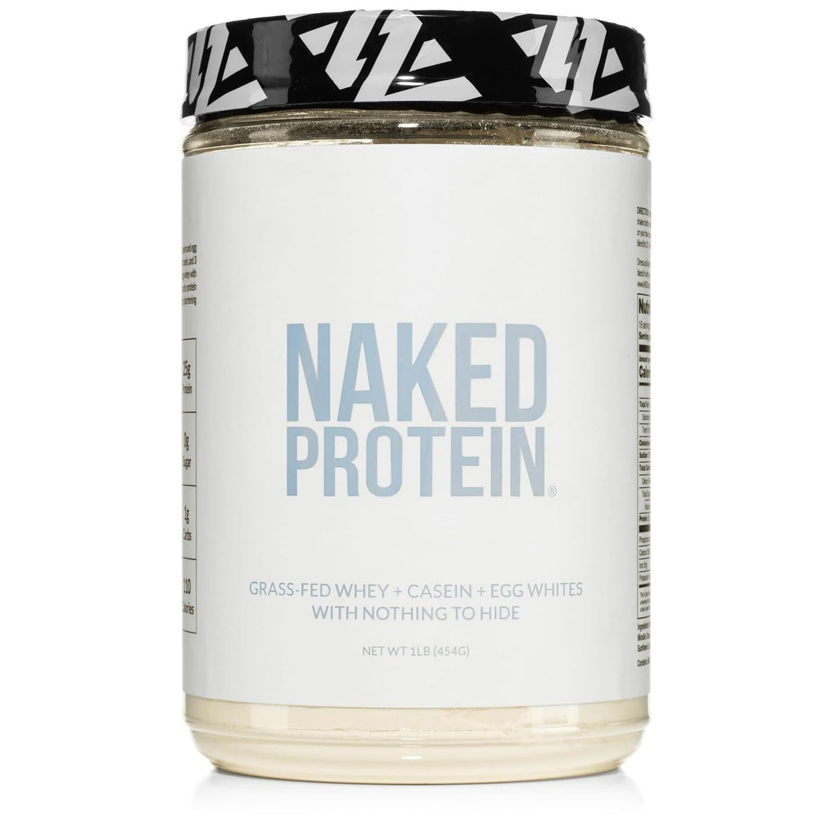 NAKED Protein Powder Blend unflavoured canister ready for post-workout shake