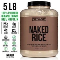 Scooper with Naked Rice Brown Rice Protein Powder