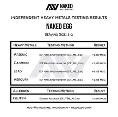 NAKED US farms eggs ingredient photo—non-GMO eggs from US farms for clean protein
