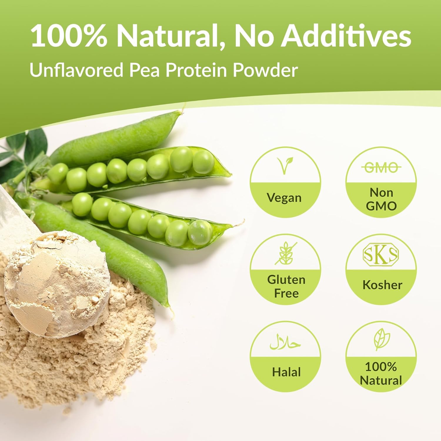 NAMANNA Pure Pea Protein Powder shake bottle demonstrates easy integration into daily smoothies