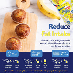 Nana Flakes label highlighting digestive support