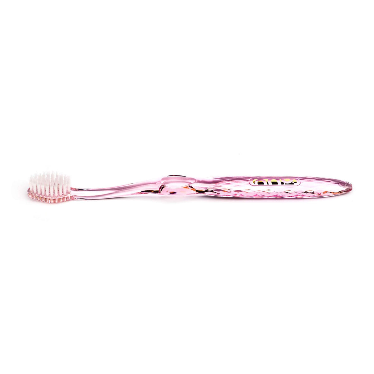 Nano-b manual toothbrush pink front view