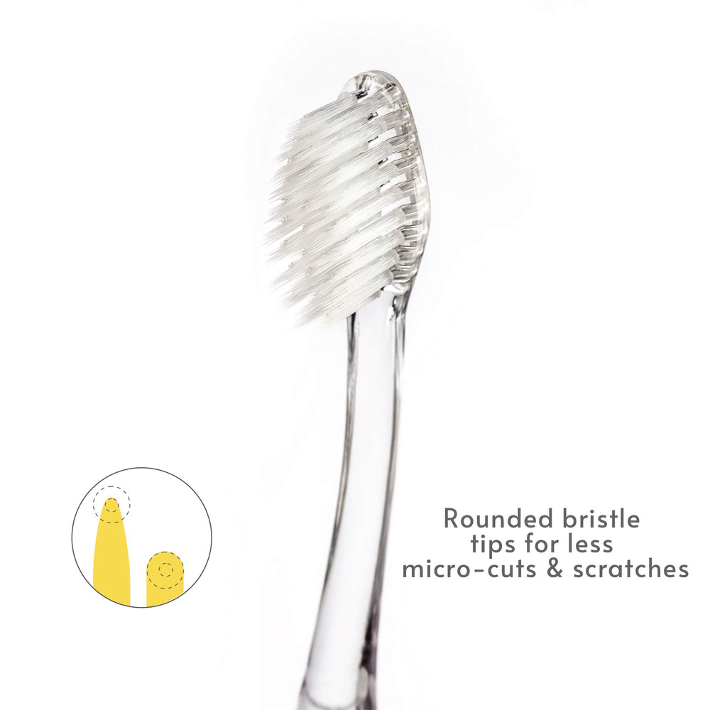 Nano-b toothbrush with travel case