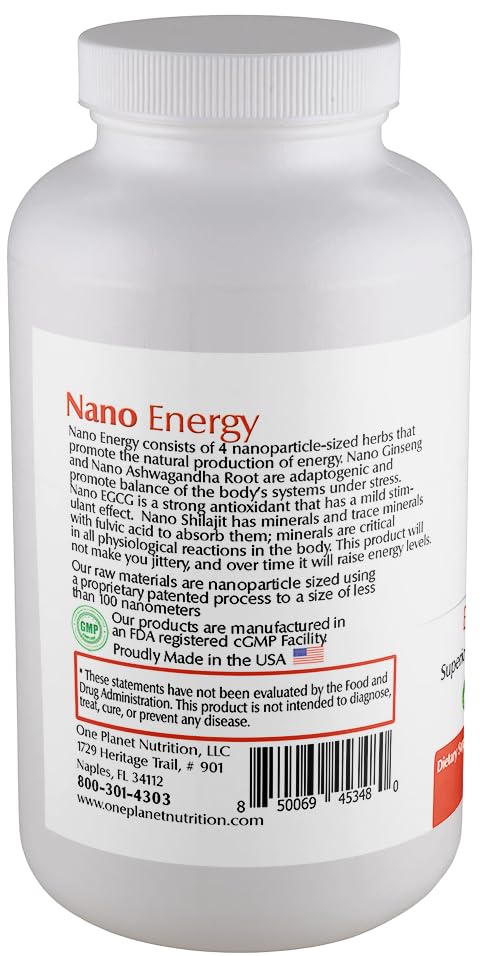 Close-up of a Nano Energy vegan capsule