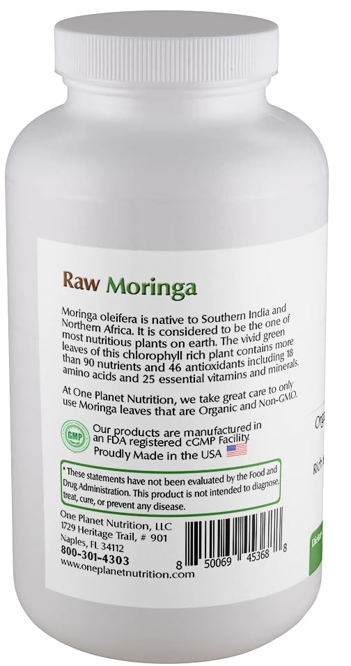 Illustration of nano-sized Moringa oleifera extract for high absorption