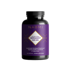 NAOMI Bergamot 500mg bottle - front view