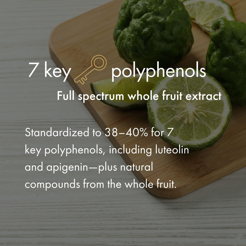 Ingredient highlights featuring seven clinically studied polyphenols