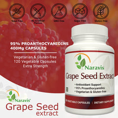 Grape seeds arranged to illustrate natural antioxidant source