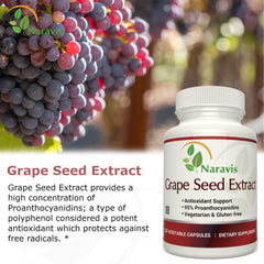 Naravis Grape Seed Extract product box and bottle