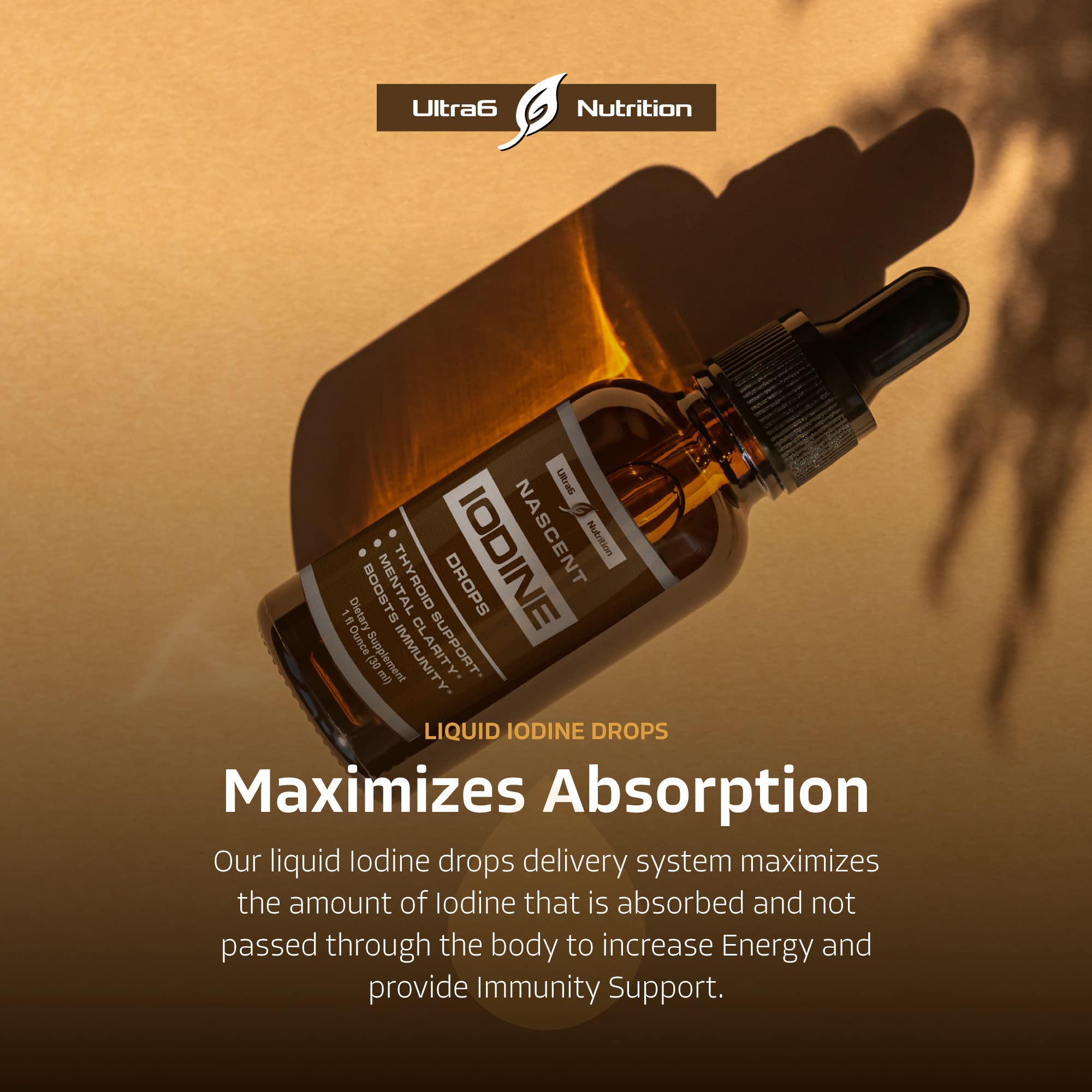 Nascent Iodine Drops label close-up