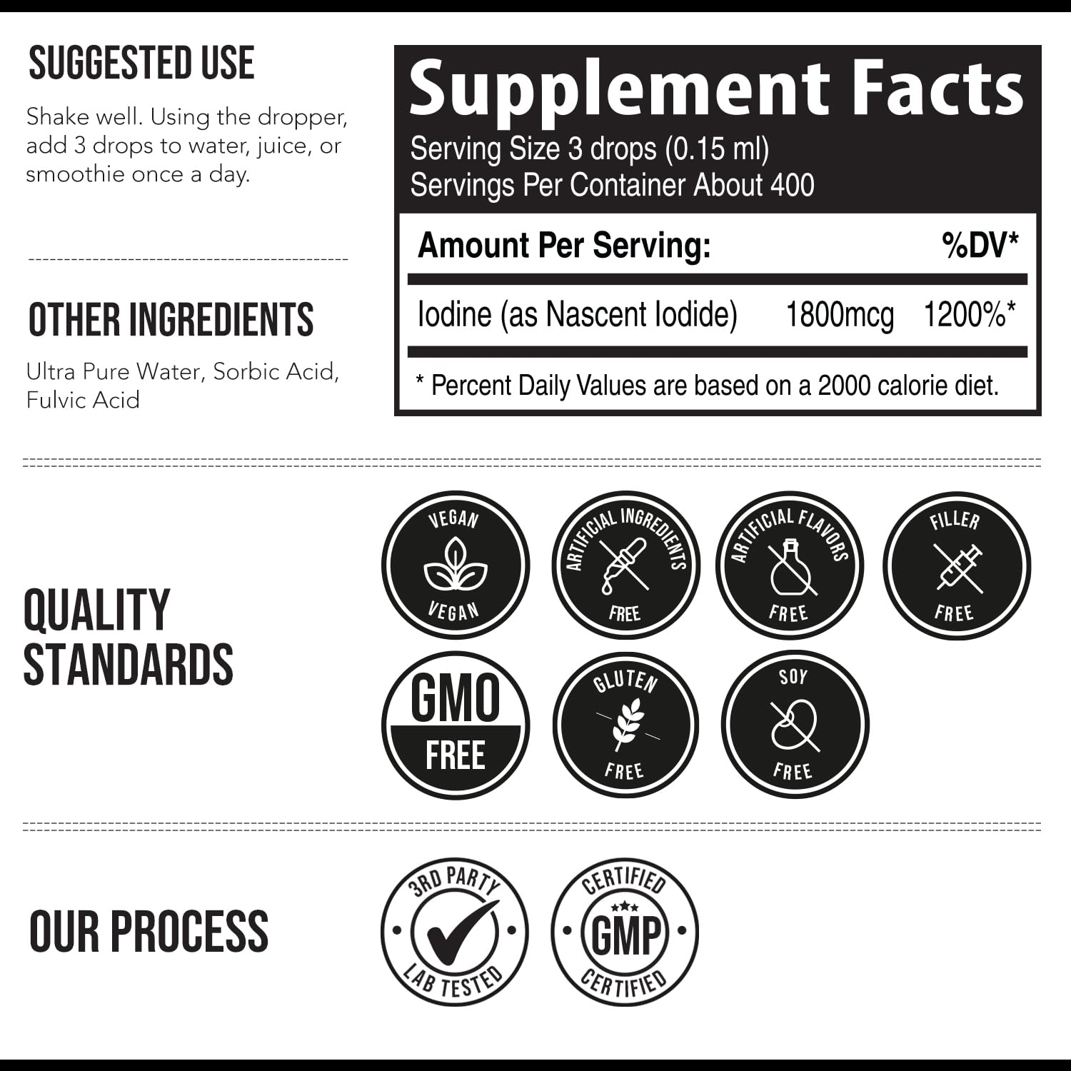 Made in the USA in GMP-certified facility