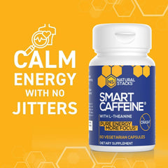 Illustration of calm energy and focus concept