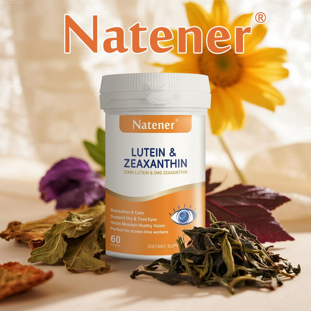 Illustration highlighting retinal health supported by Natener vitamins