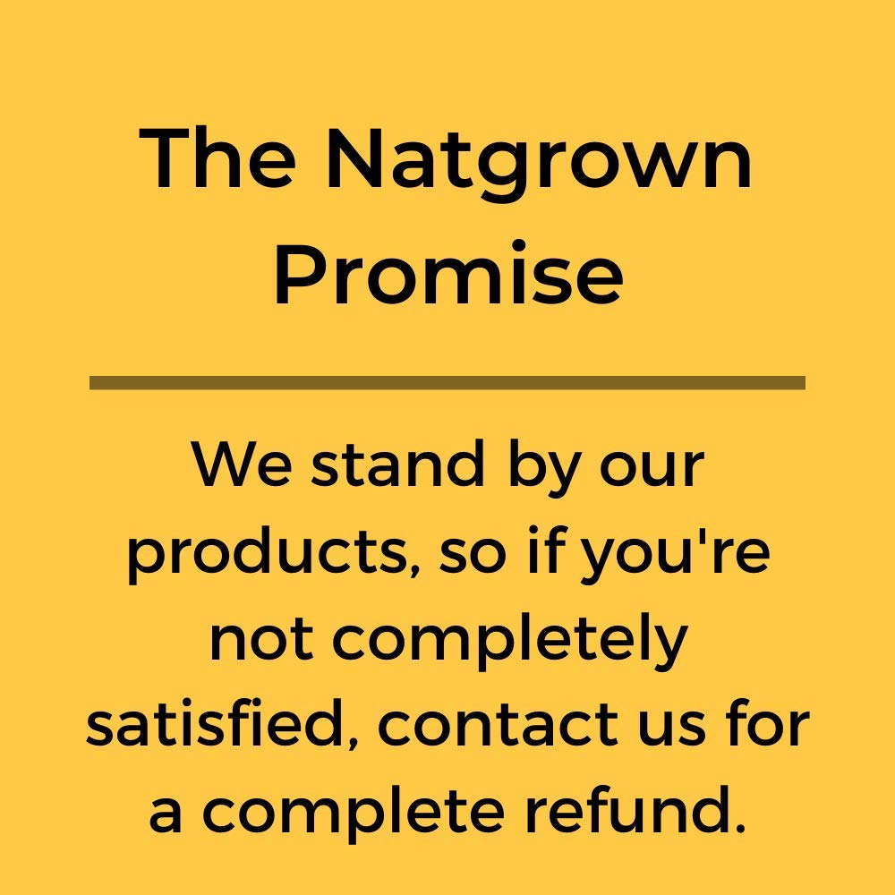 Vegan and gluten-free Natgrown Maca label