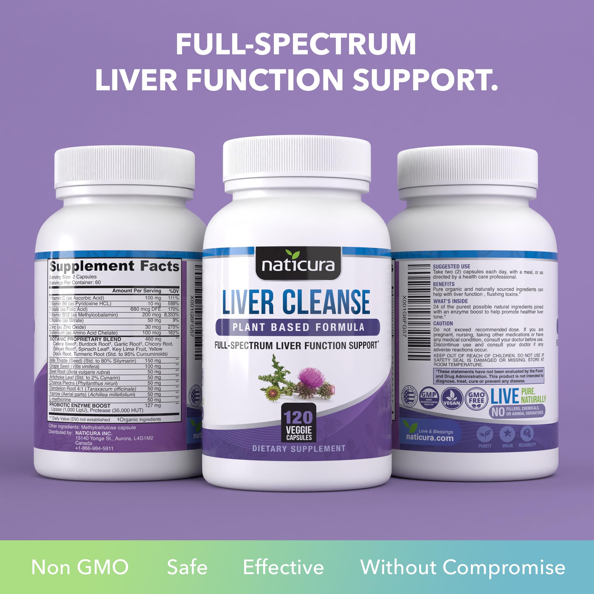 Lifestyle image of plant-based liver detox product